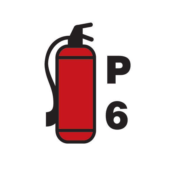Powder Fire Extinguisher P6