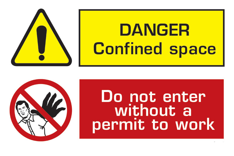 The product is not permitted. Danger confined Space. Confined Space sign. Enclosed Space entry permit. Danger Drop имо.